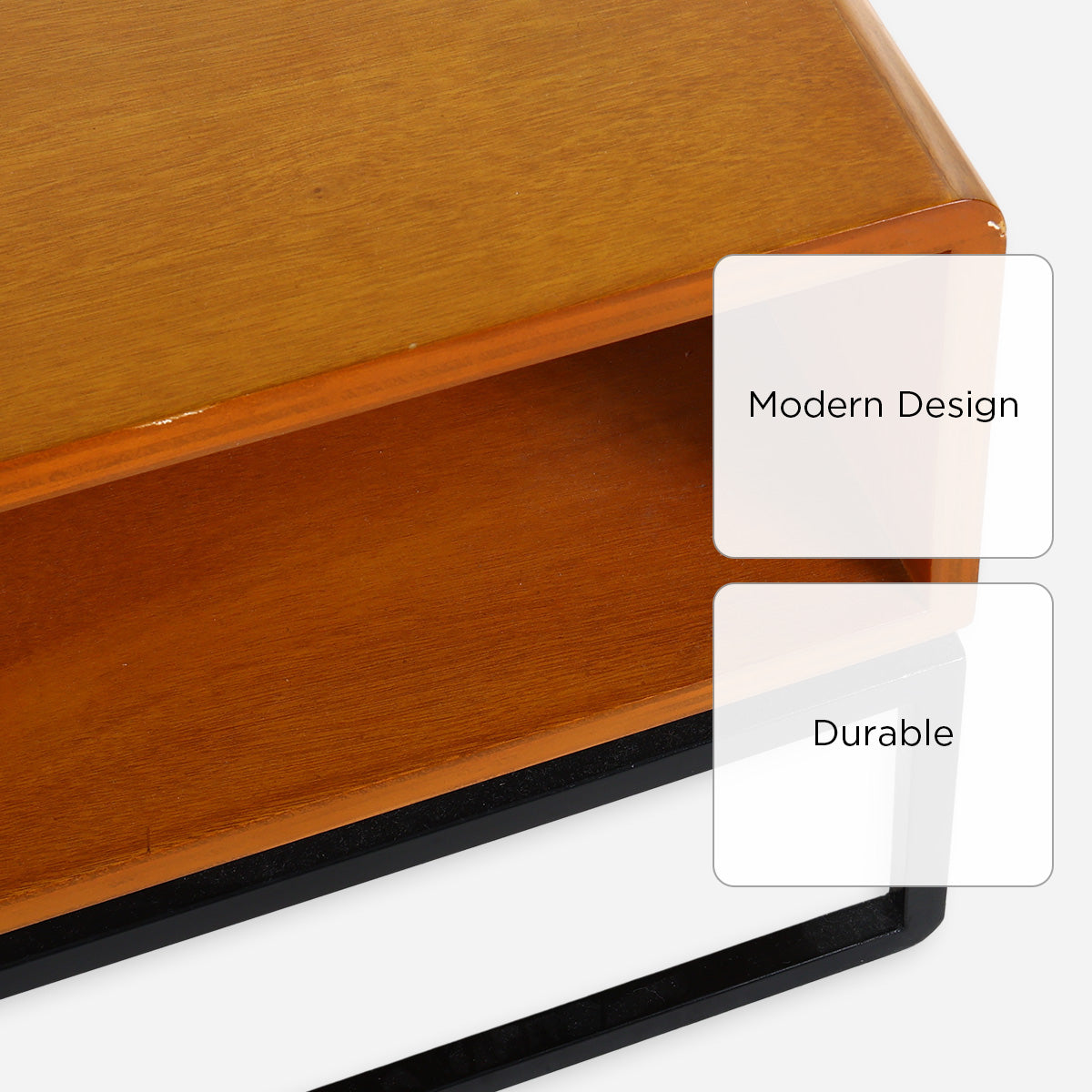 Focus Wooden Center Table - Walnut