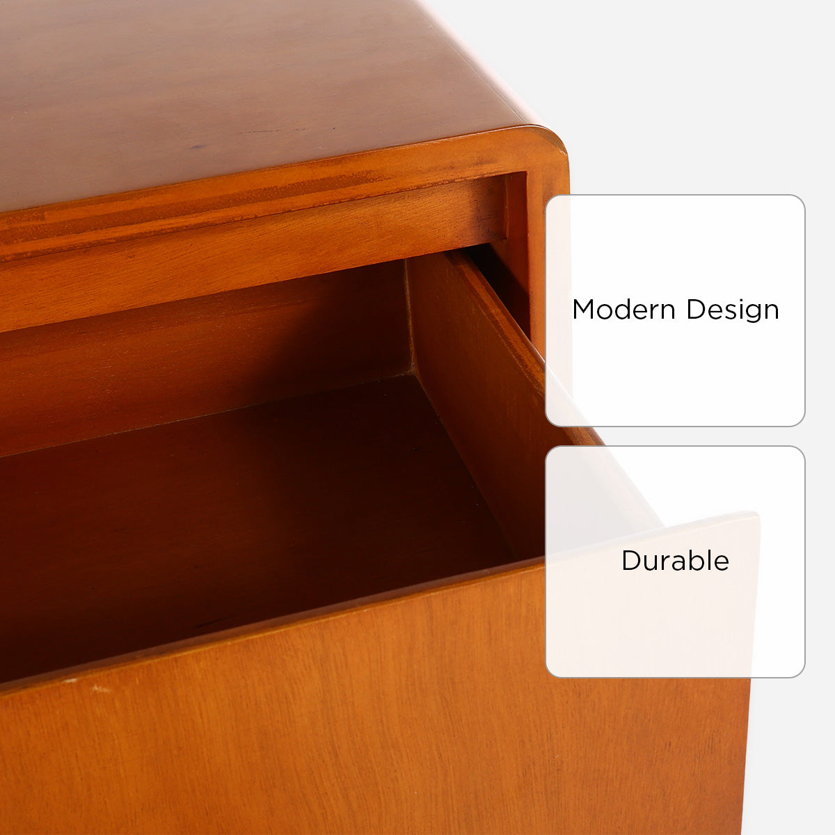 Focus Wooden Console Table - Walnut