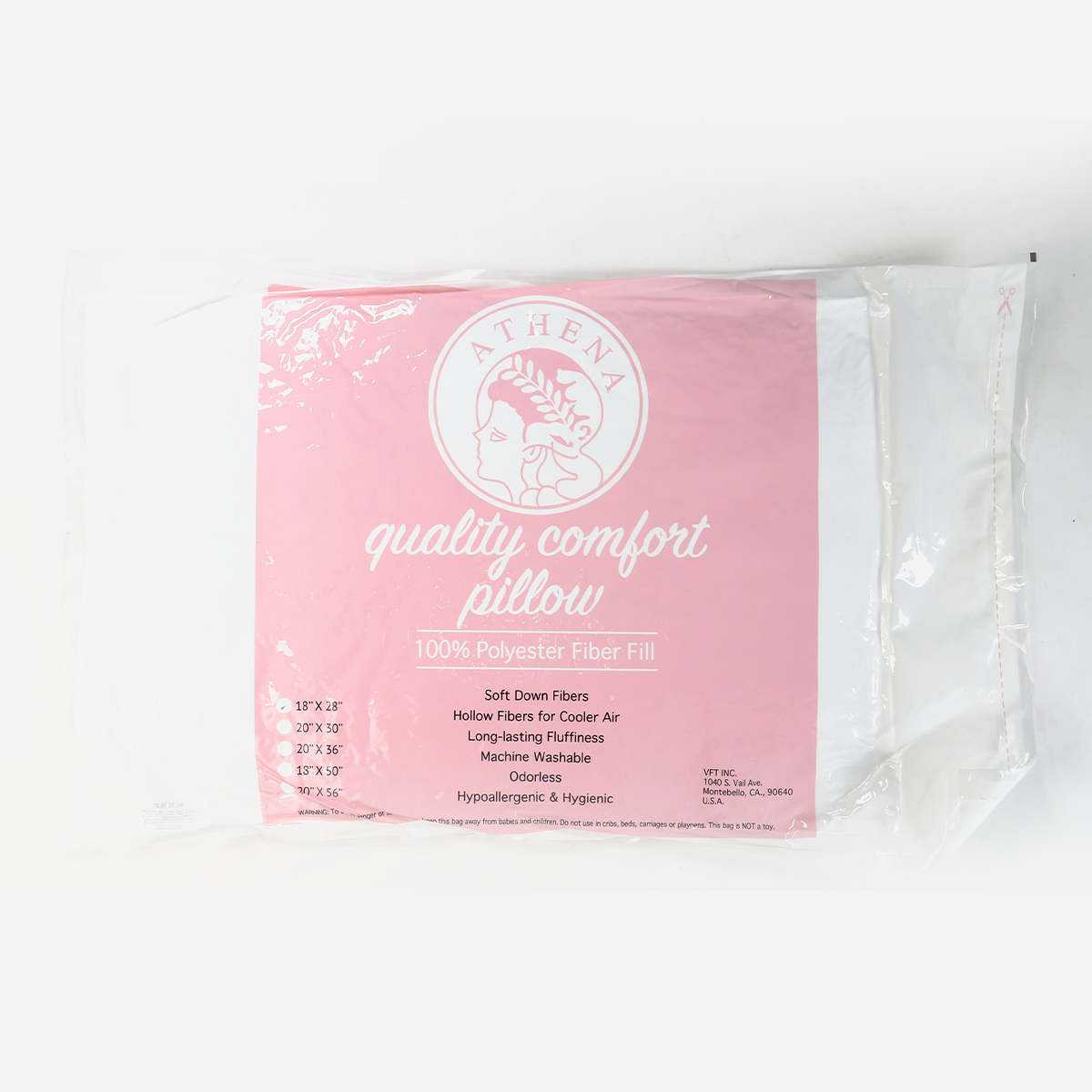 Athena Vacuum Pillow - 18x28in