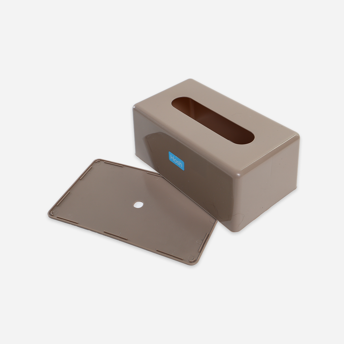 Hosh Rectangular Tissue Holder - Brown