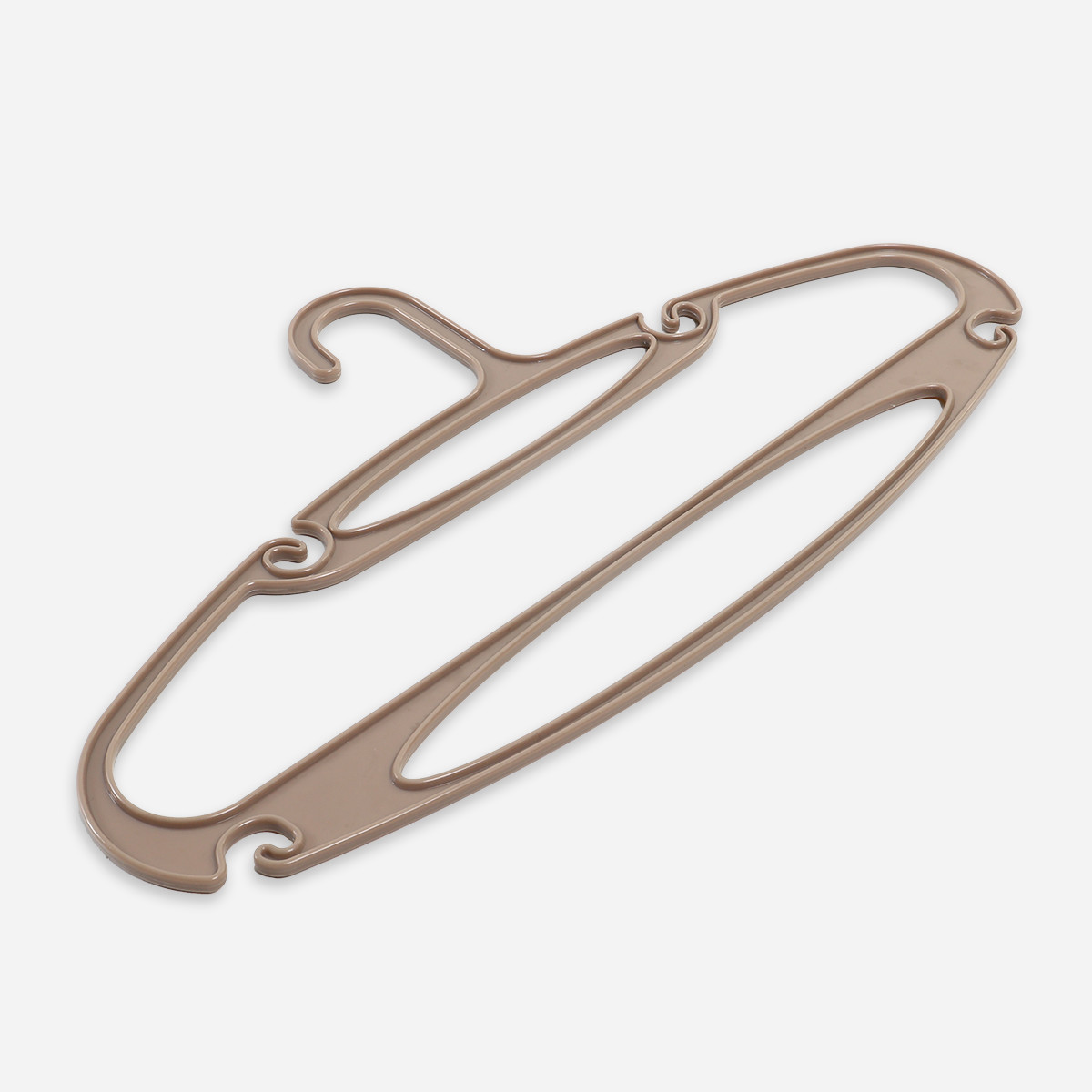 Hosh 6-Piece Slim Dynamic Hanger Set - Brown