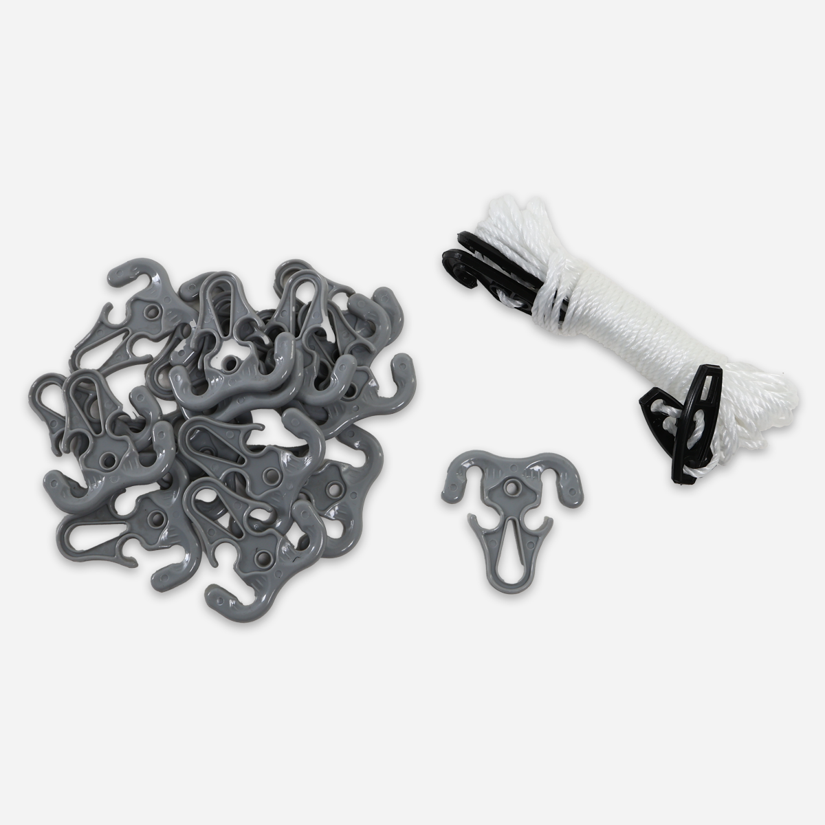 Hosh Windproof Clips and Rope Set - Gray