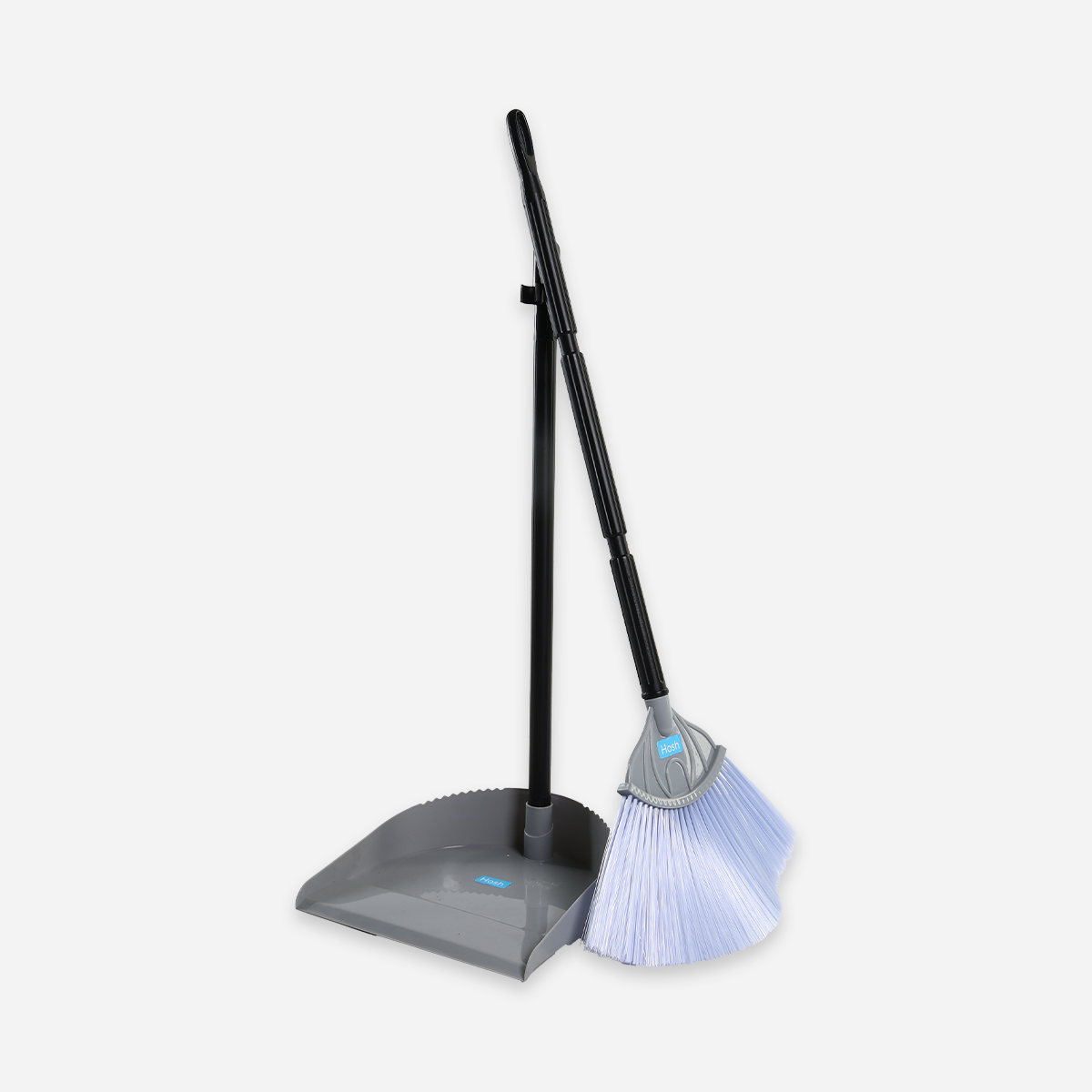 Hosh Dust Pan with Broom - Gray