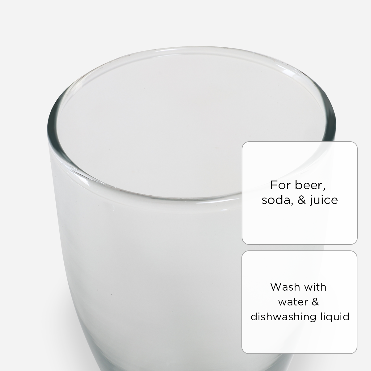 Citinova Set of 6 Berlin Beer Tumbler Set - 16.9oz