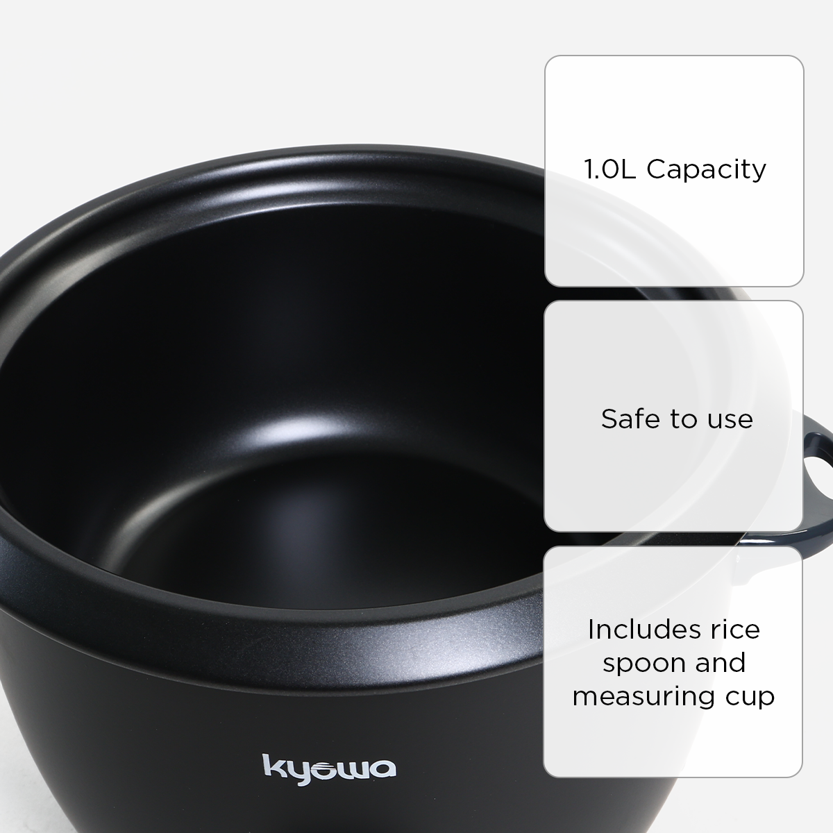 Kyowa Rice Cooker KW 2036 (Black) - 1L