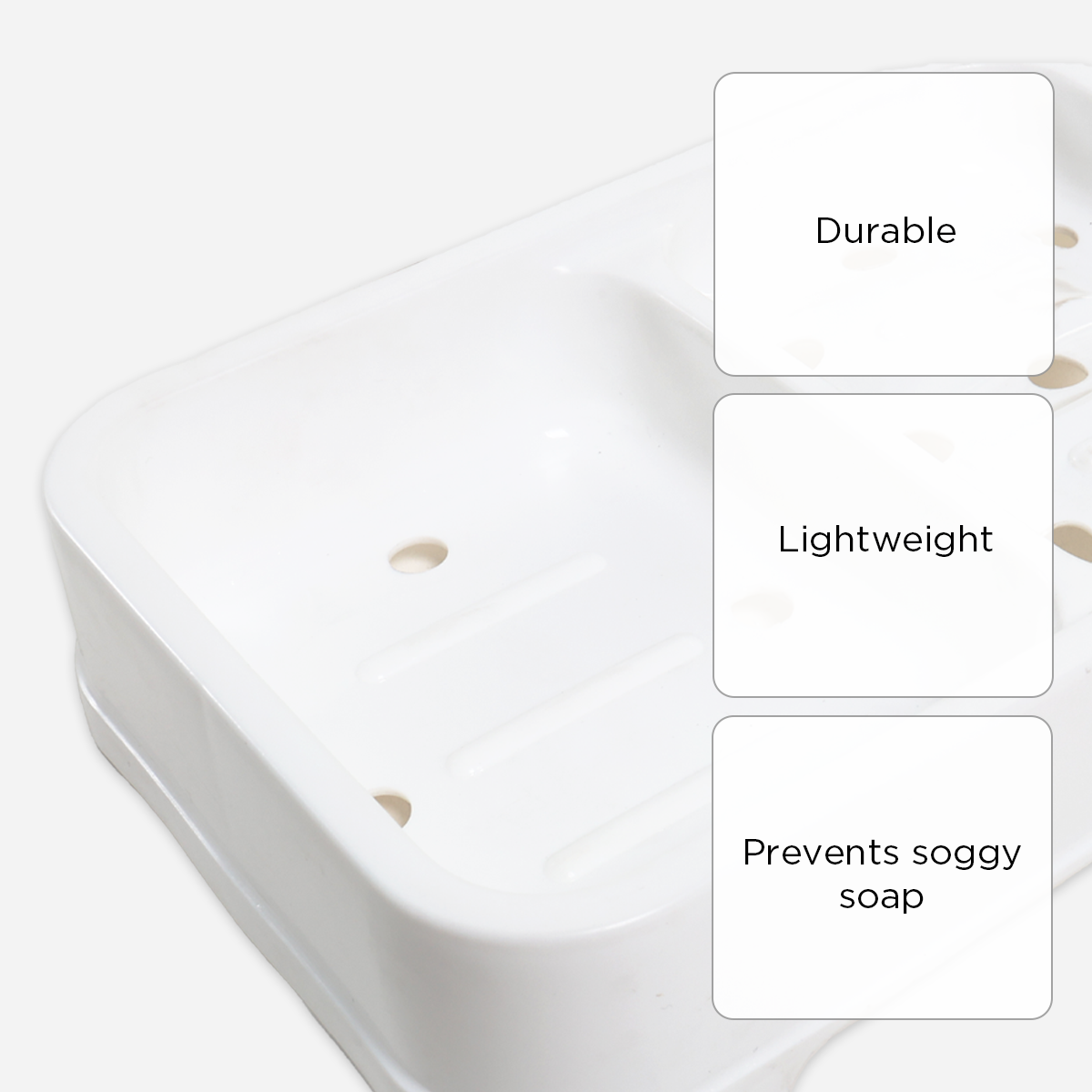 Hosh Soap Holder - White