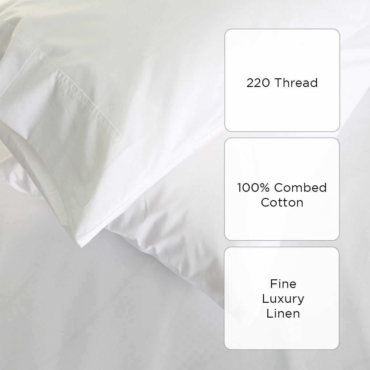 Family Home Hotel Living Princess Pillowcase - White