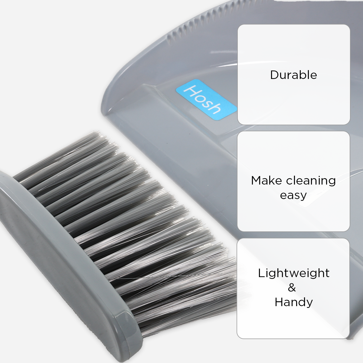 Hosh Handy Pan with Brush – Gray