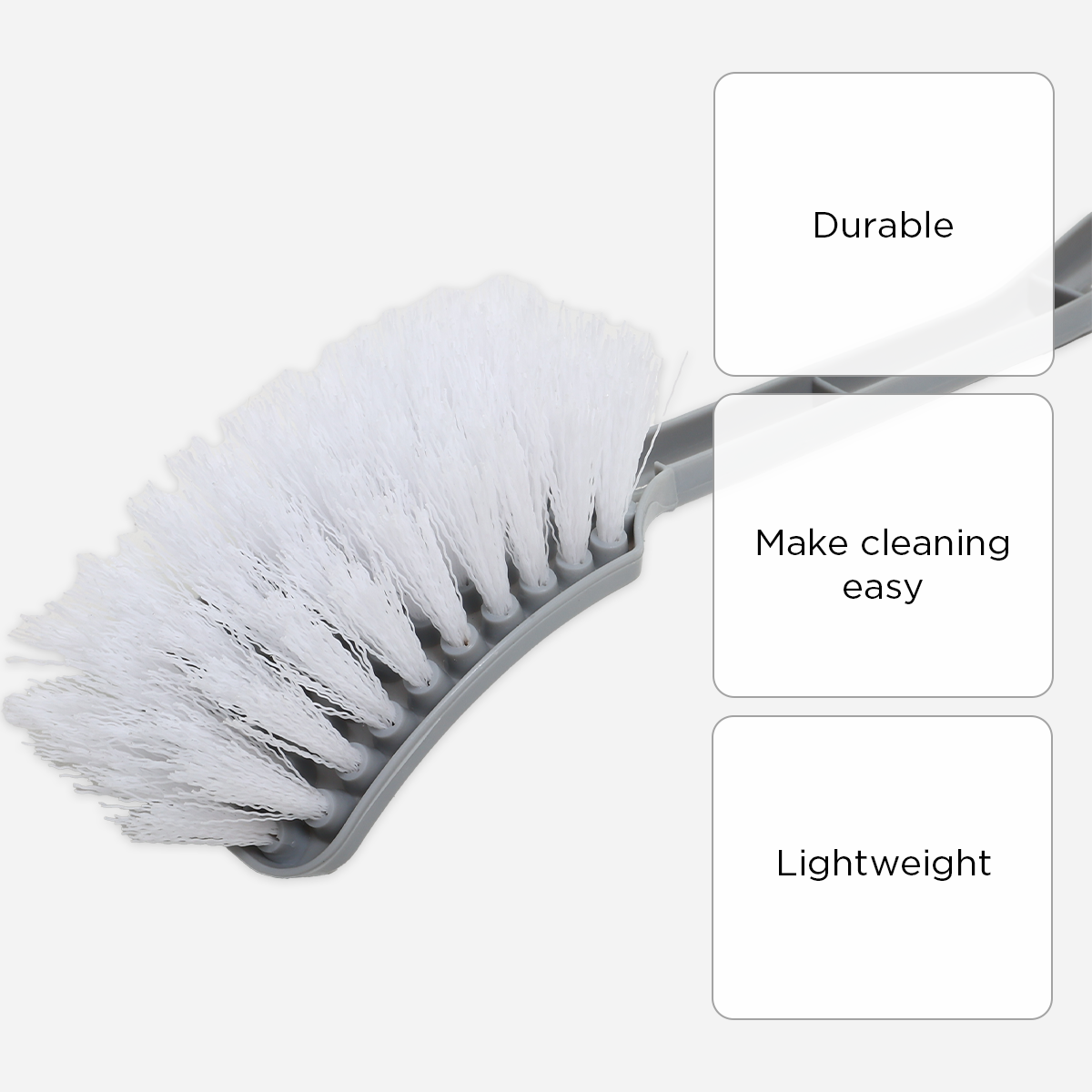 Hosh Long Handle Brush – Gray
