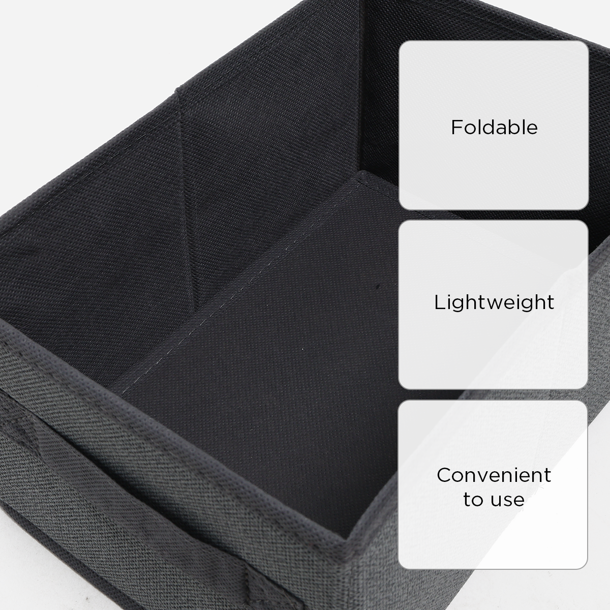 SM Home Non-Woven Storage Box (Gray) - Small