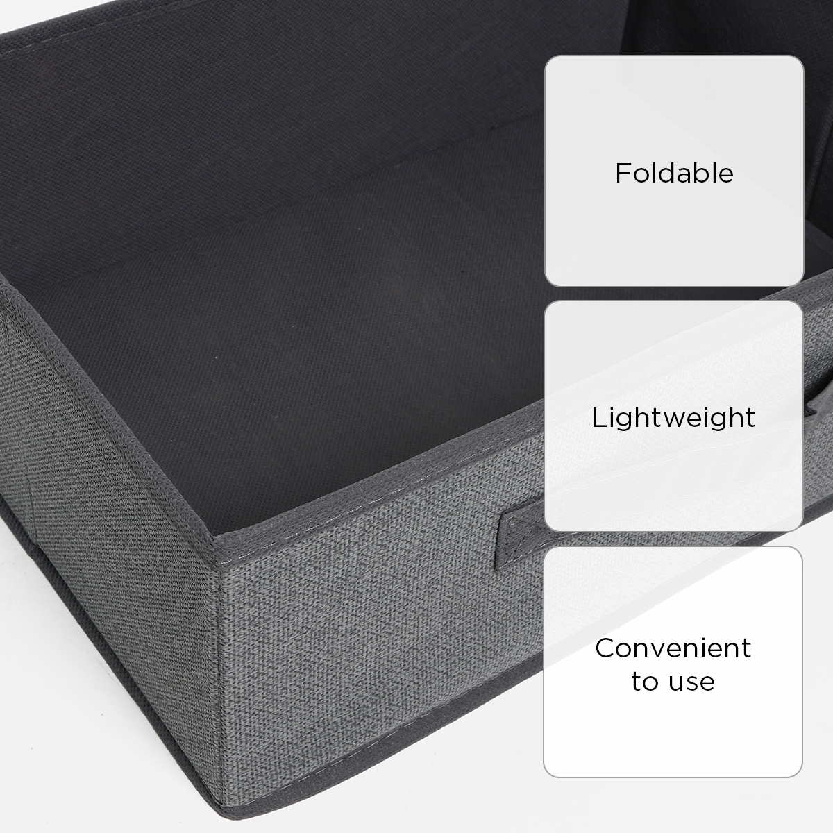SM Home Non-Woven Storage Box (Gray) - Large