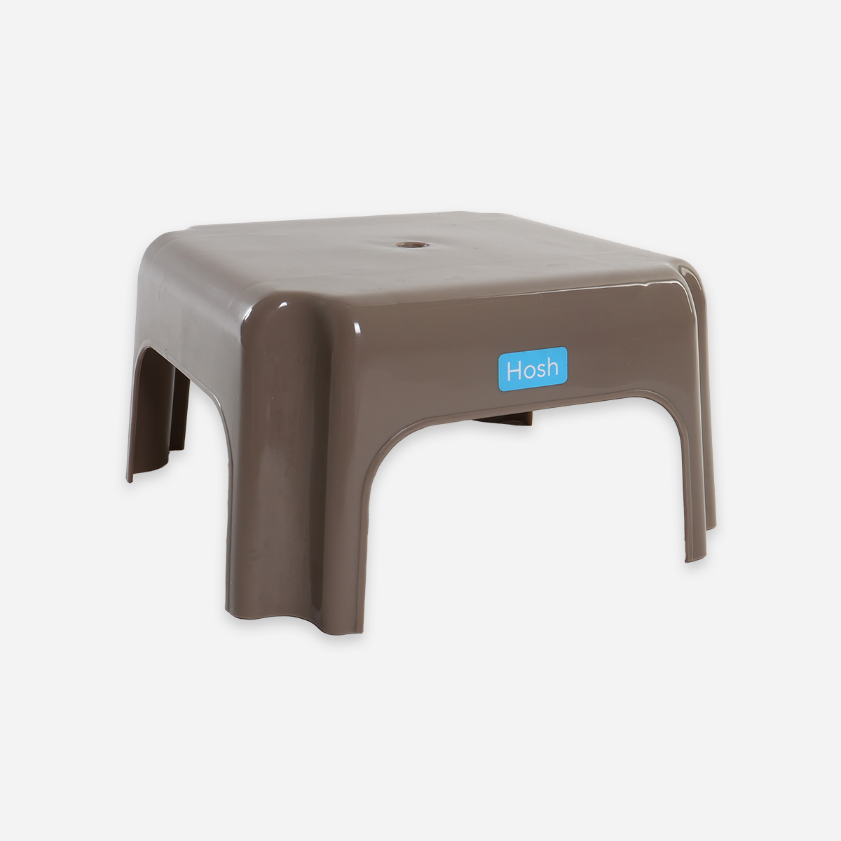 Hosh Square Stool - Brown