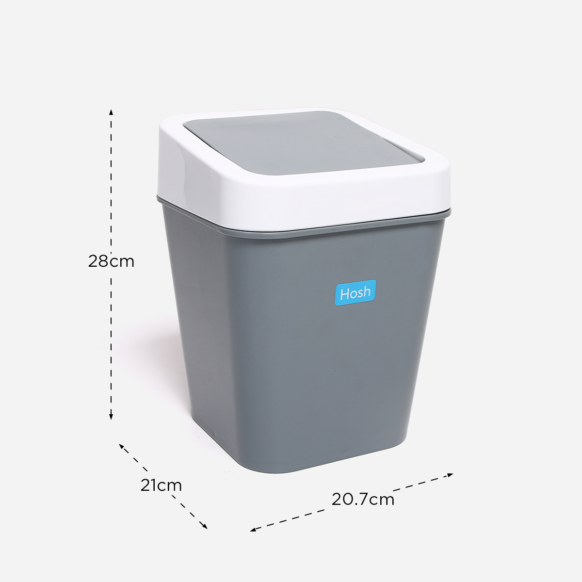 Hosh Swing Bin (Gray) - 8L