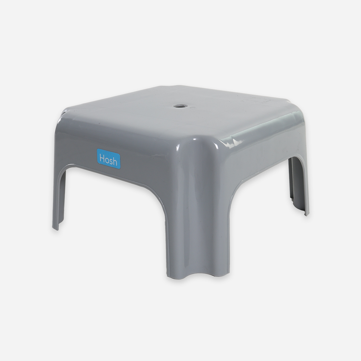 Hosh Square Stool – Gray