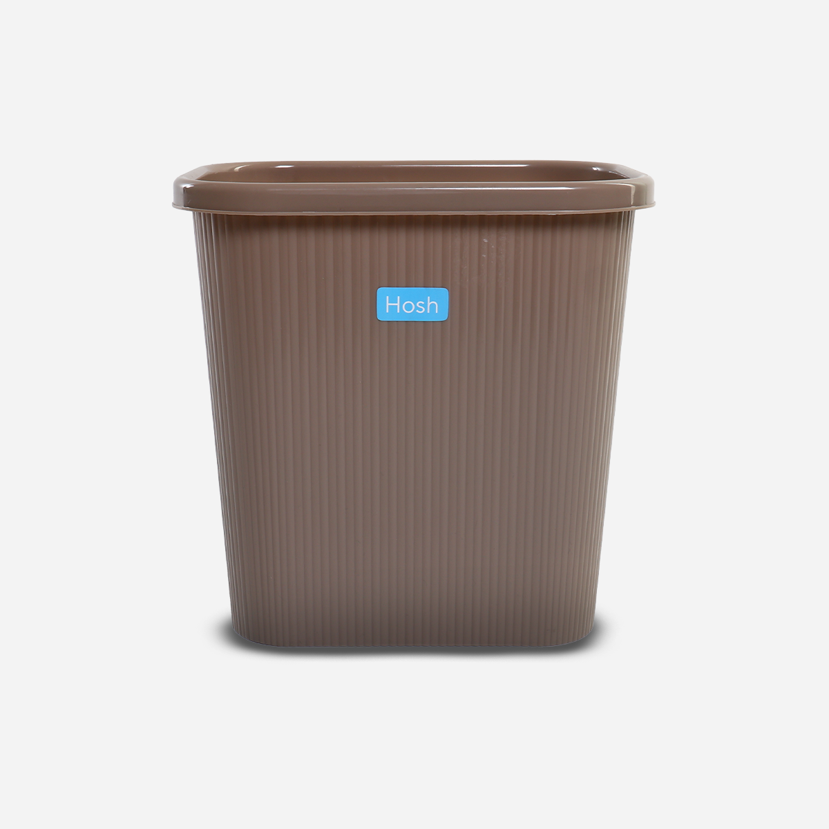 Hosh Rectangular Trash Bin (Brown) - 8L