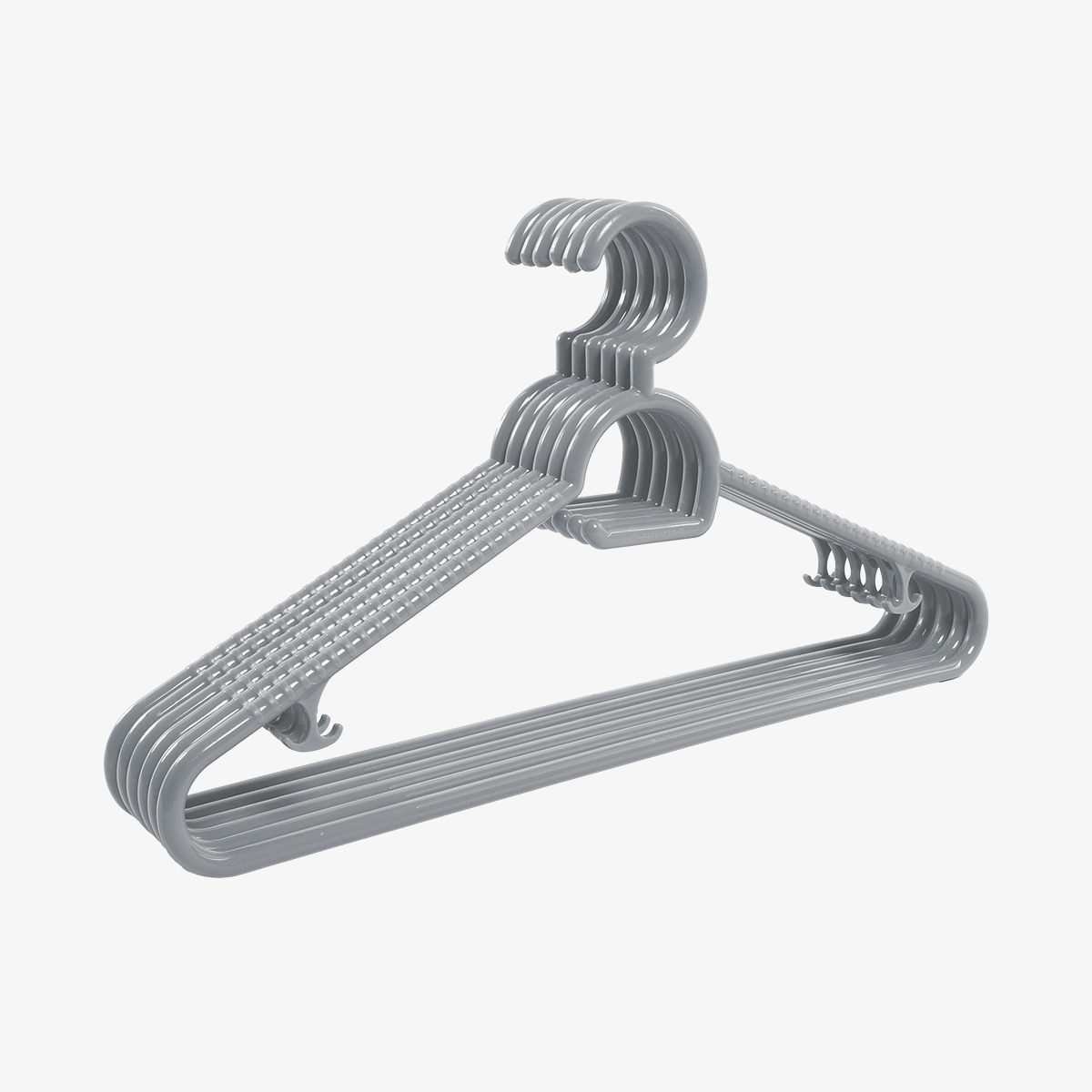 Hosh 6-Piece Hanger Set – Gray