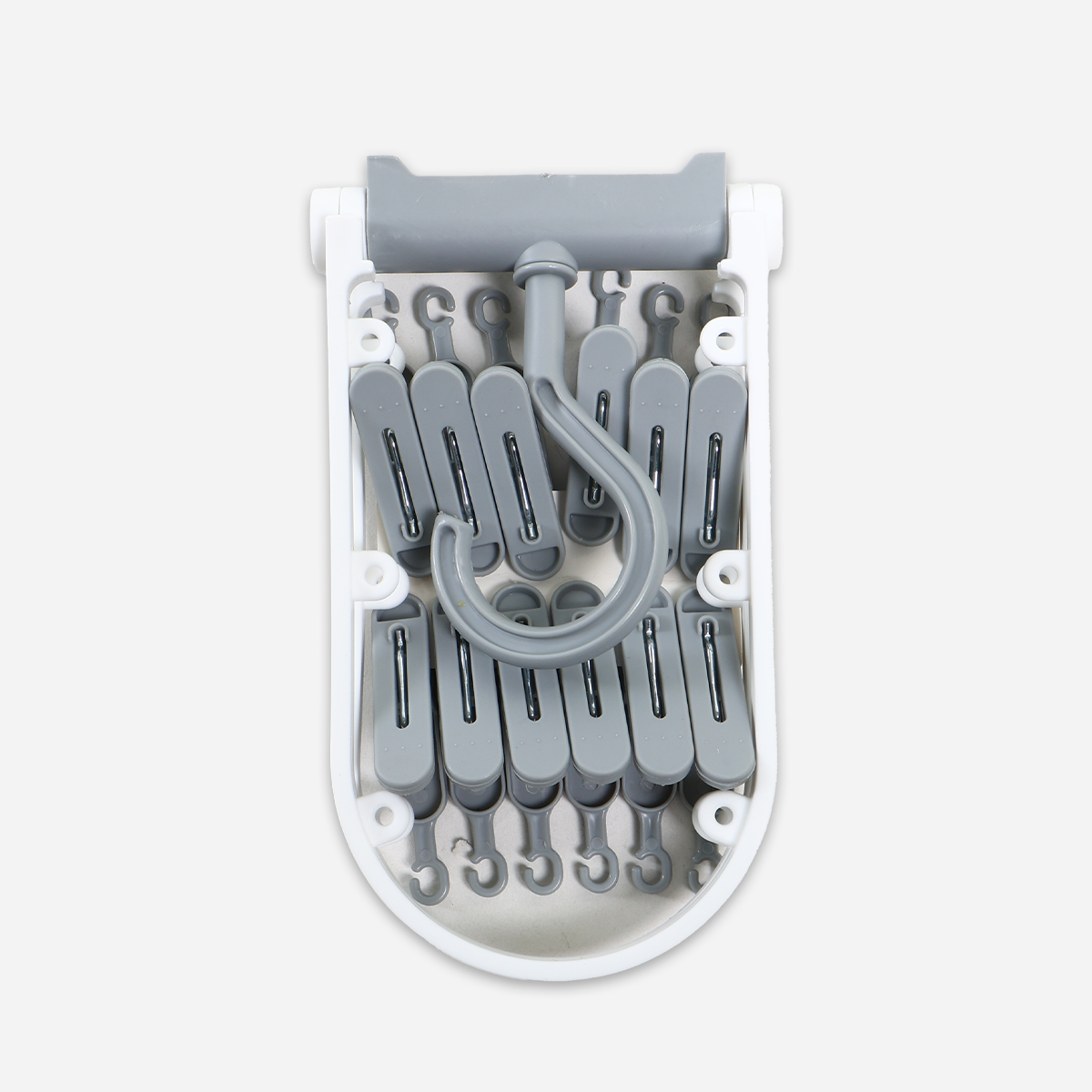 Hosh 12-Clip Foldable Hanger - Gray