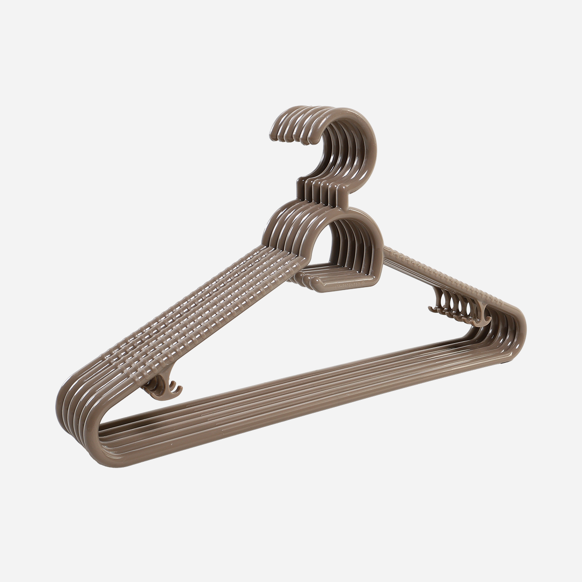 Hosh 6-Piece 163 Hanger Set – Brown