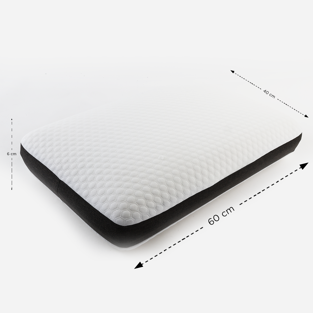 Hosh Orthopedic Memory Foam Pillow - 60x40cm