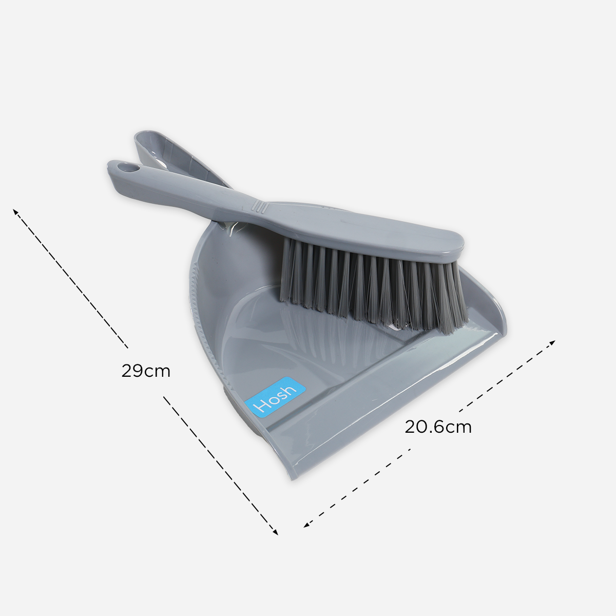 Hosh Handy Pan with Brush – Gray
