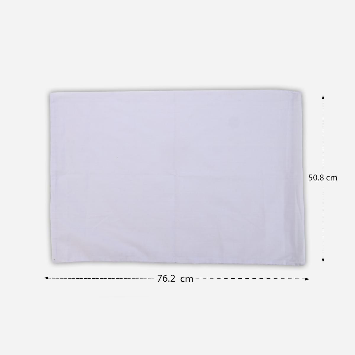SM Home Pondo Pillowcase with Zipper (White) - 20x30in