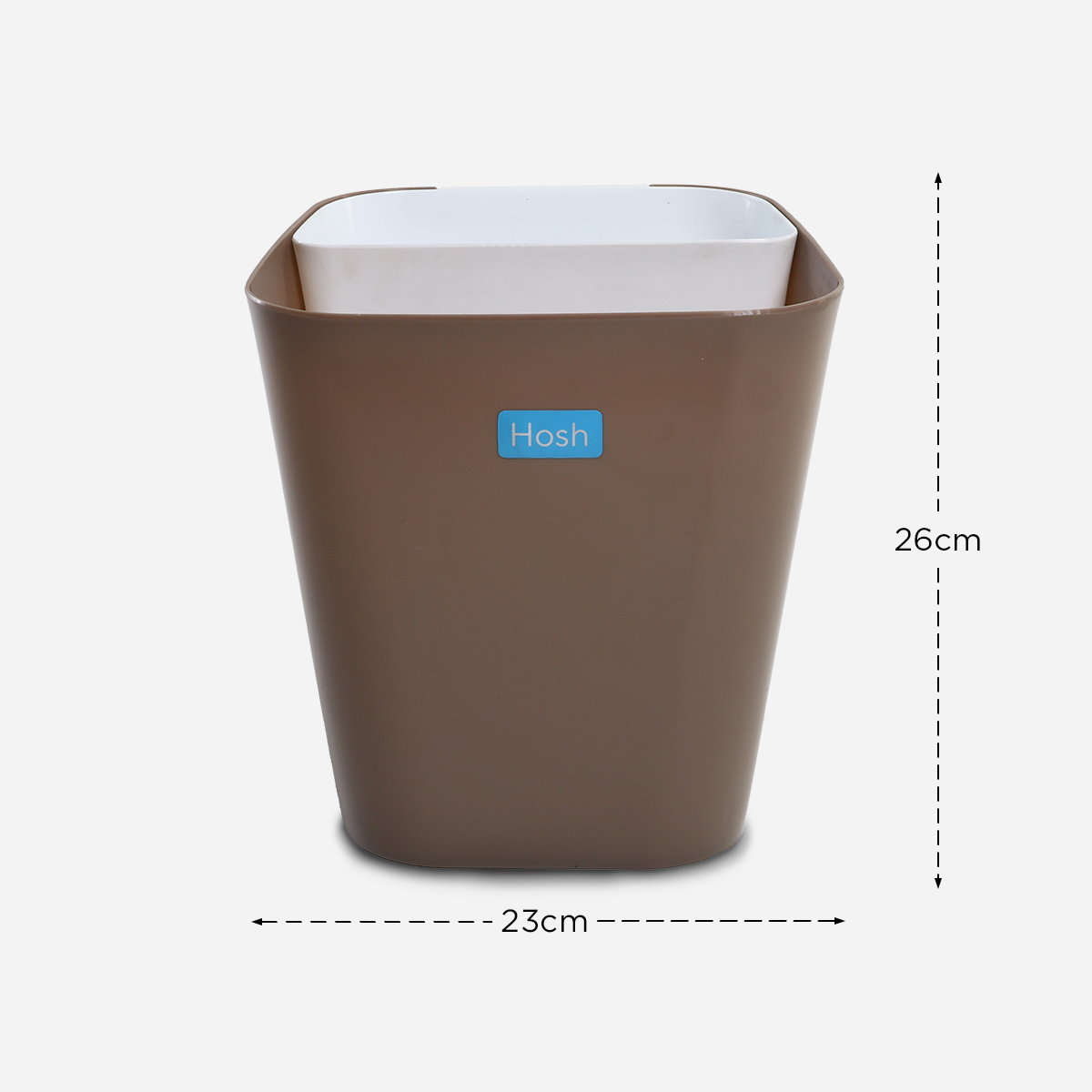 Hosh Dual Bin (Brown) - 8L