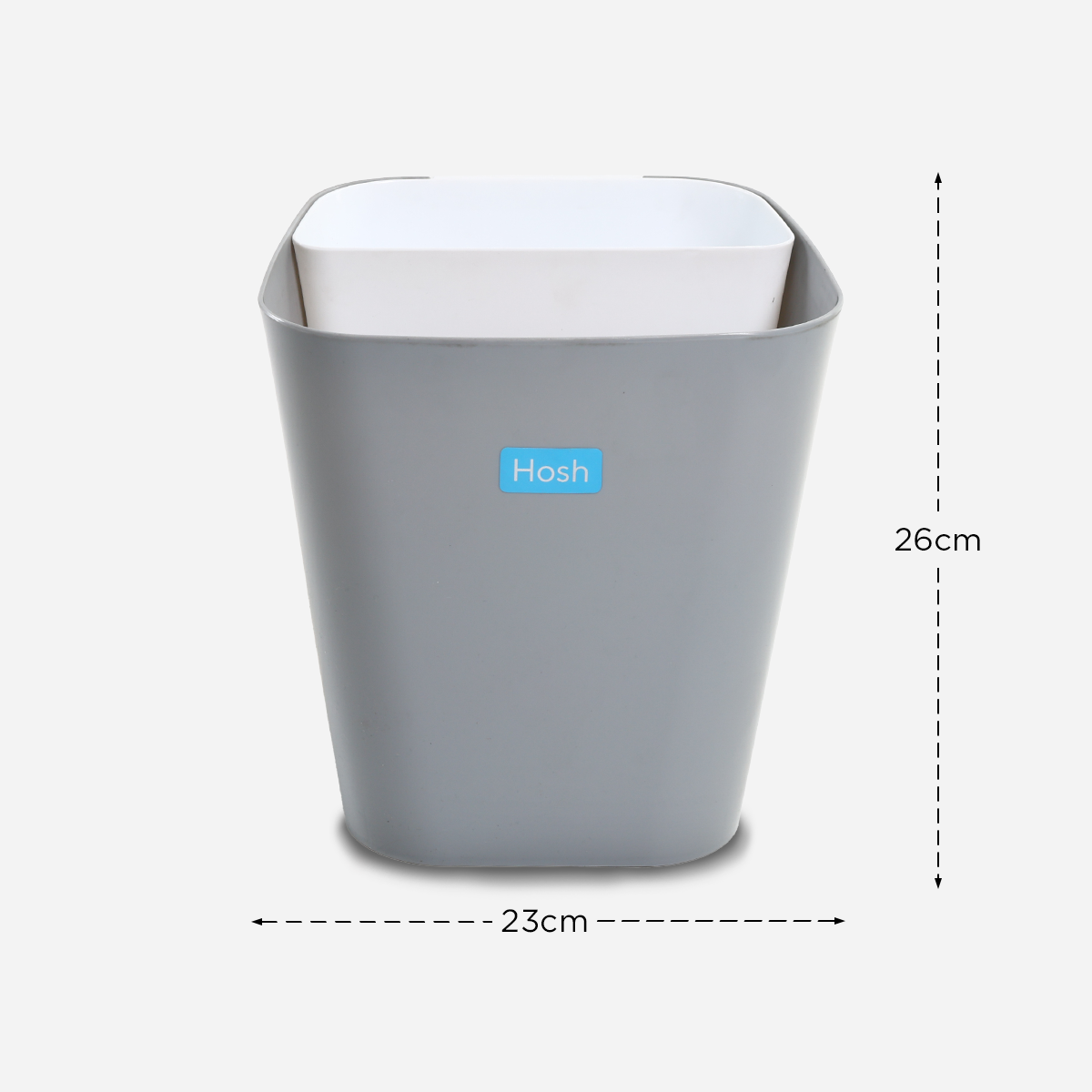 Hosh Dual Bin (Gray) - 8L