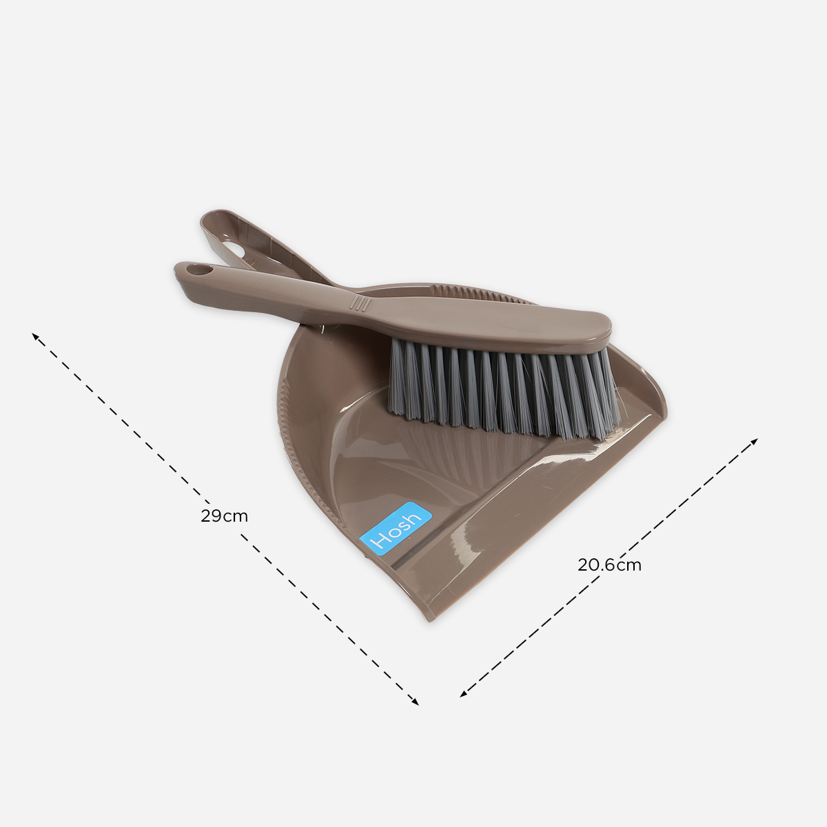 Hosh Handy Pan with Brush – Brown