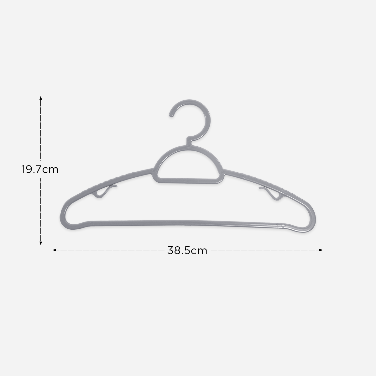 Hosh 5-Piece Slim Hanger - Gray