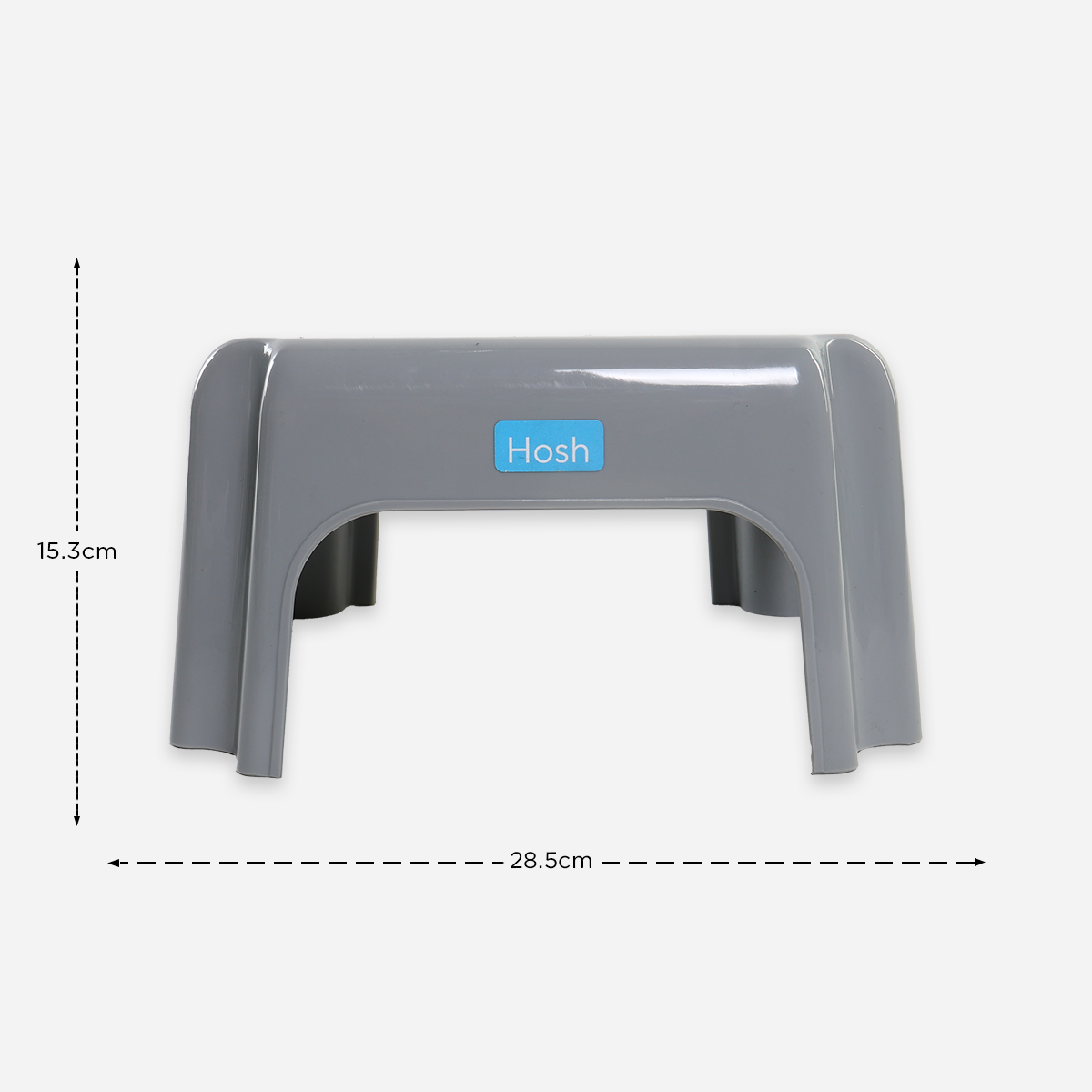 Hosh Square Stool – Gray
