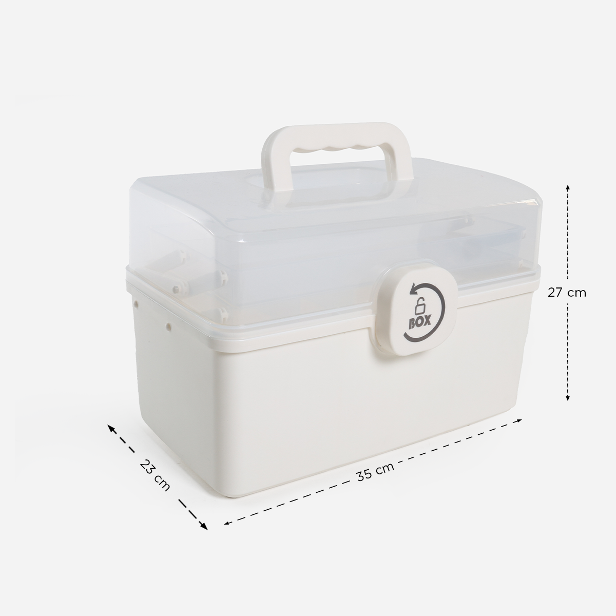 SM Home Multi Purpose Hand Carry Rectangular Box - Medium