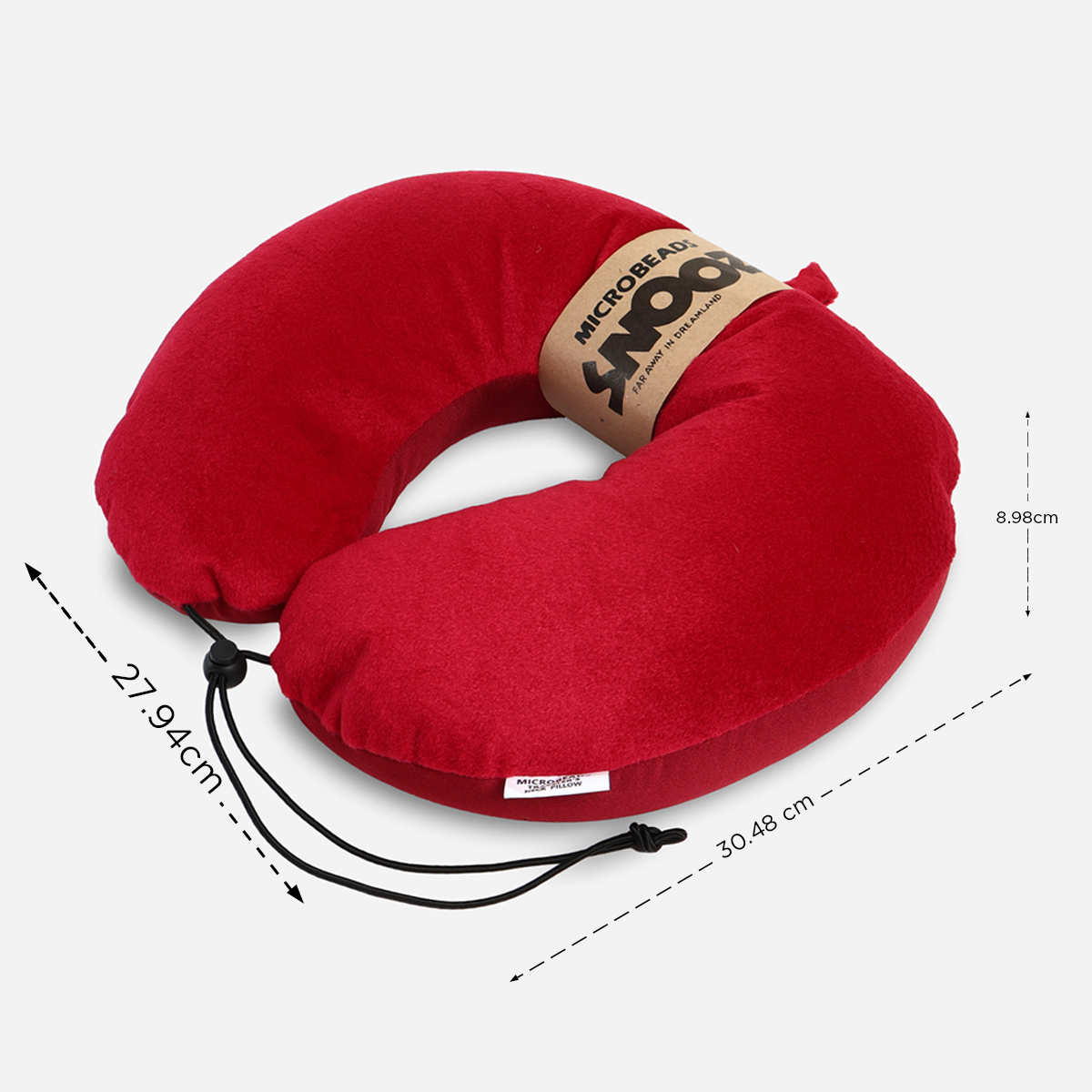 SM Home Microbead Neck Pillow - Maroon