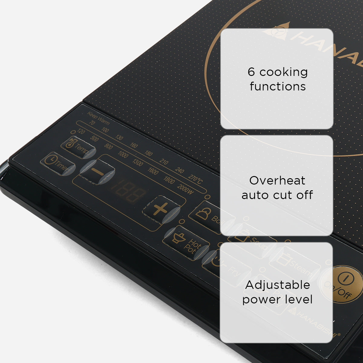 Hanabishi Induction Cooker - Black