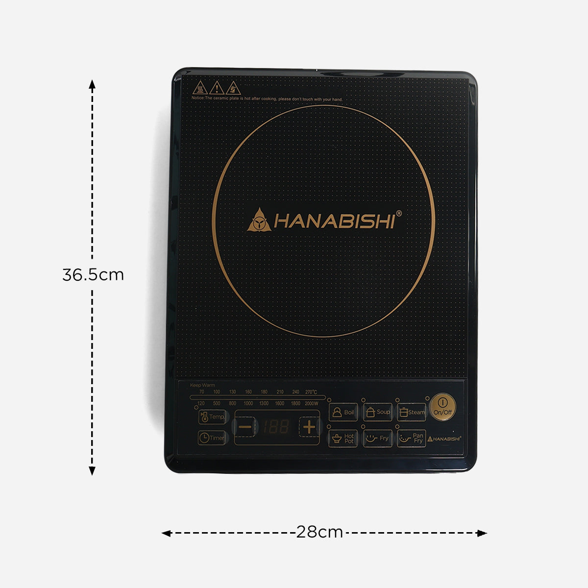 Hanabishi Induction Cooker - Black