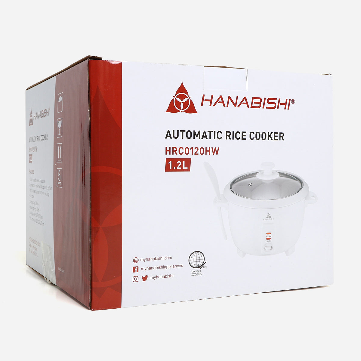 Hanabishi 6 Cups Rice Cooker - 1.2L