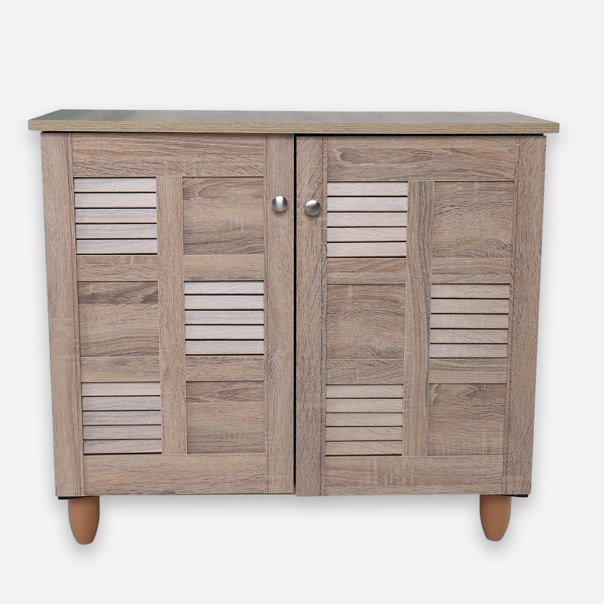 Hanson 2-Door Shoe Cabinet - Light Oak