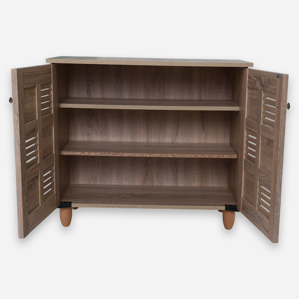 Hanson 2-Door Shoe Cabinet - Light Oak