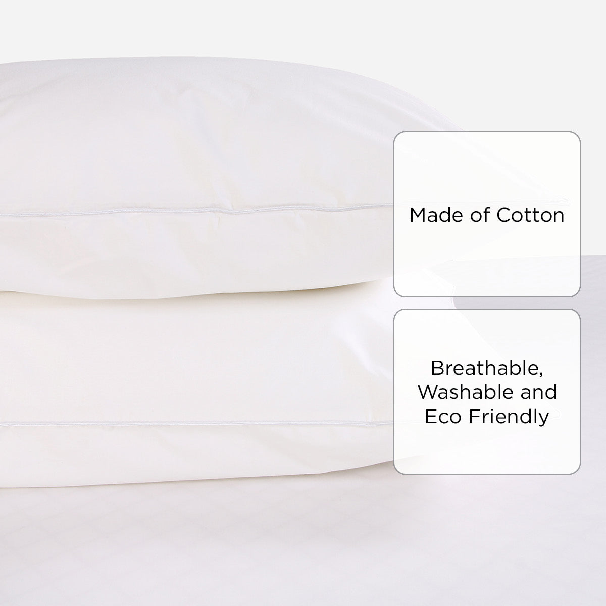 Family Home Healthy Home Pillow Protector (White) - Princess