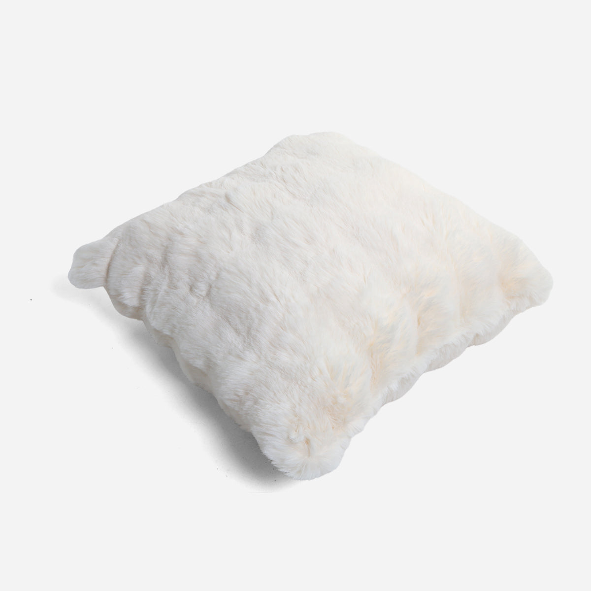SM Home Oozy Throw Pillow (White) - 19x19cm