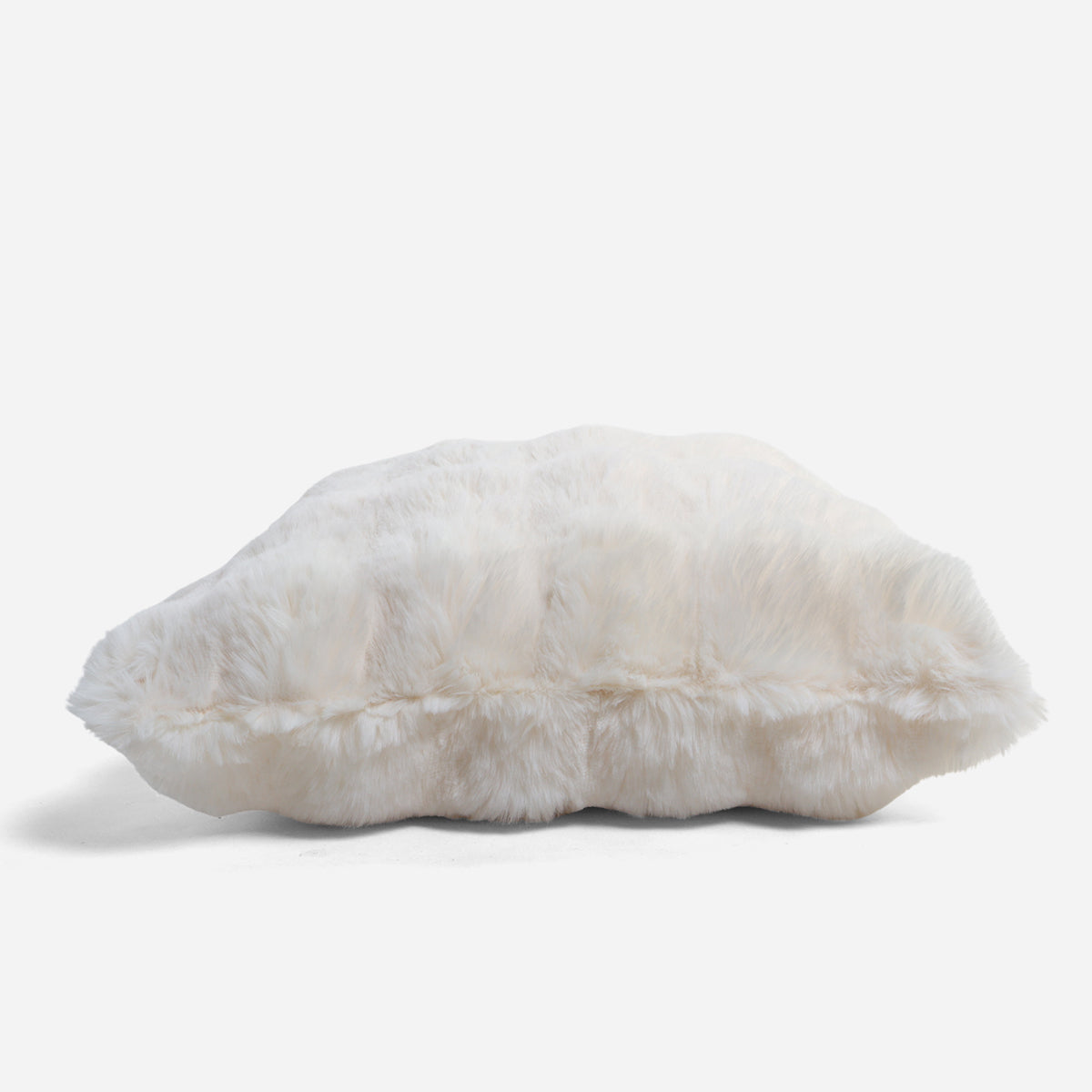 SM Home Oozy Throw Pillow (White) - 19x19cm