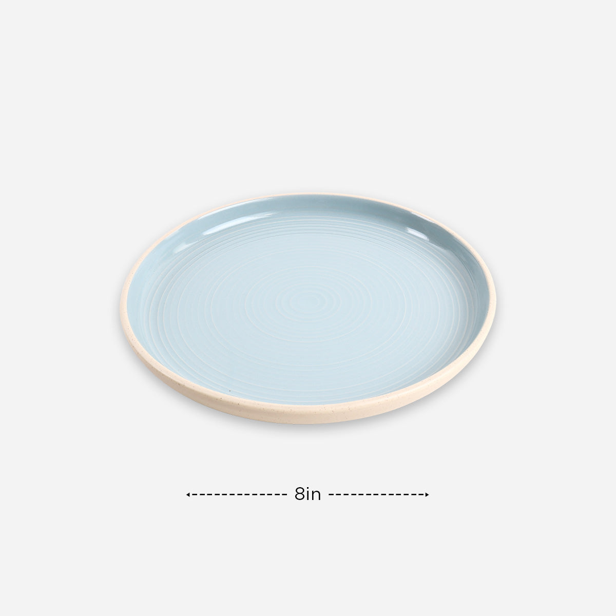 Hooga 8-Piece Stoneware Neolith Dinner Set - Blue