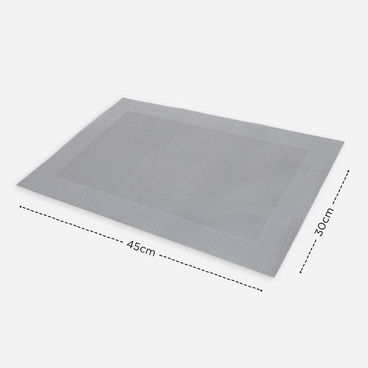 Hosh Woven Placemat (Gray) - 45x30cm