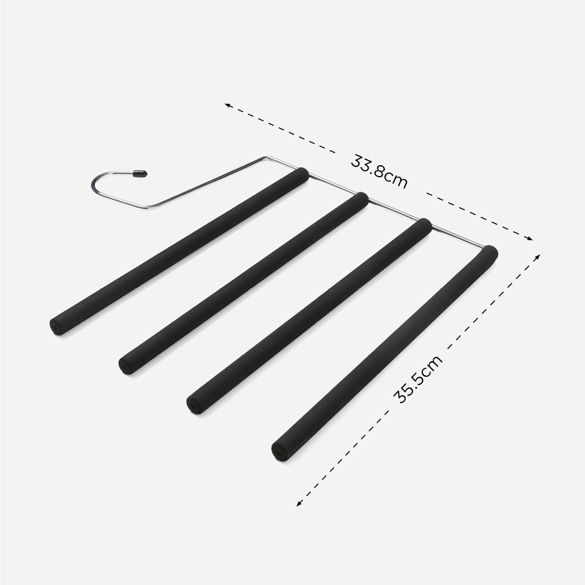 Hosh 4-Layer Metal Pants Hanger With Foam - EMW2011