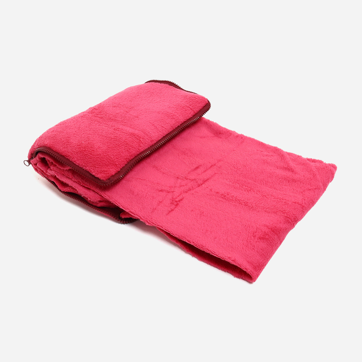Hosh Travel Pillow Blanket (Pink) - 50x60 inches