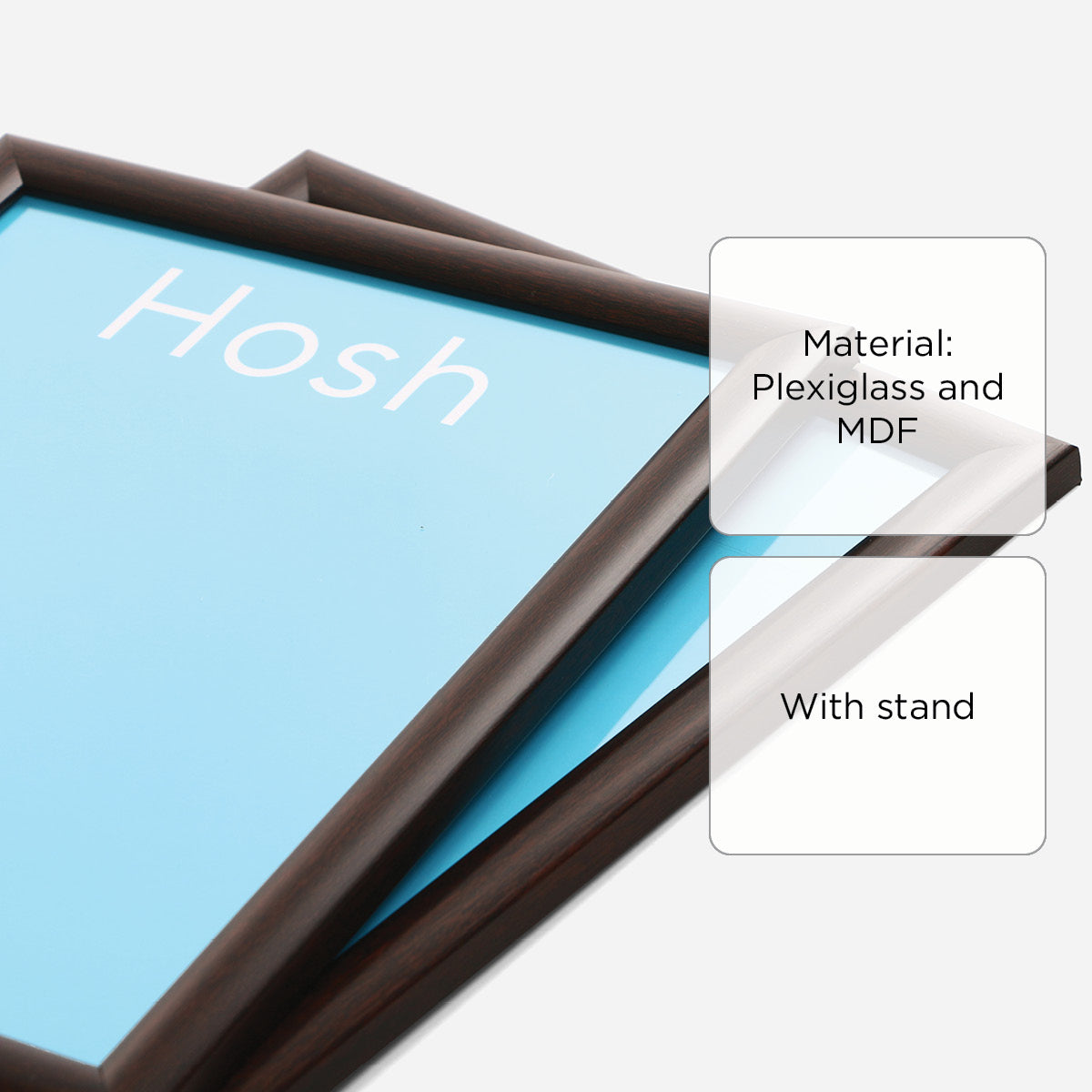 Hosh Buy 1 Take 1 Photo Frame Set (Brown) - 8x10in