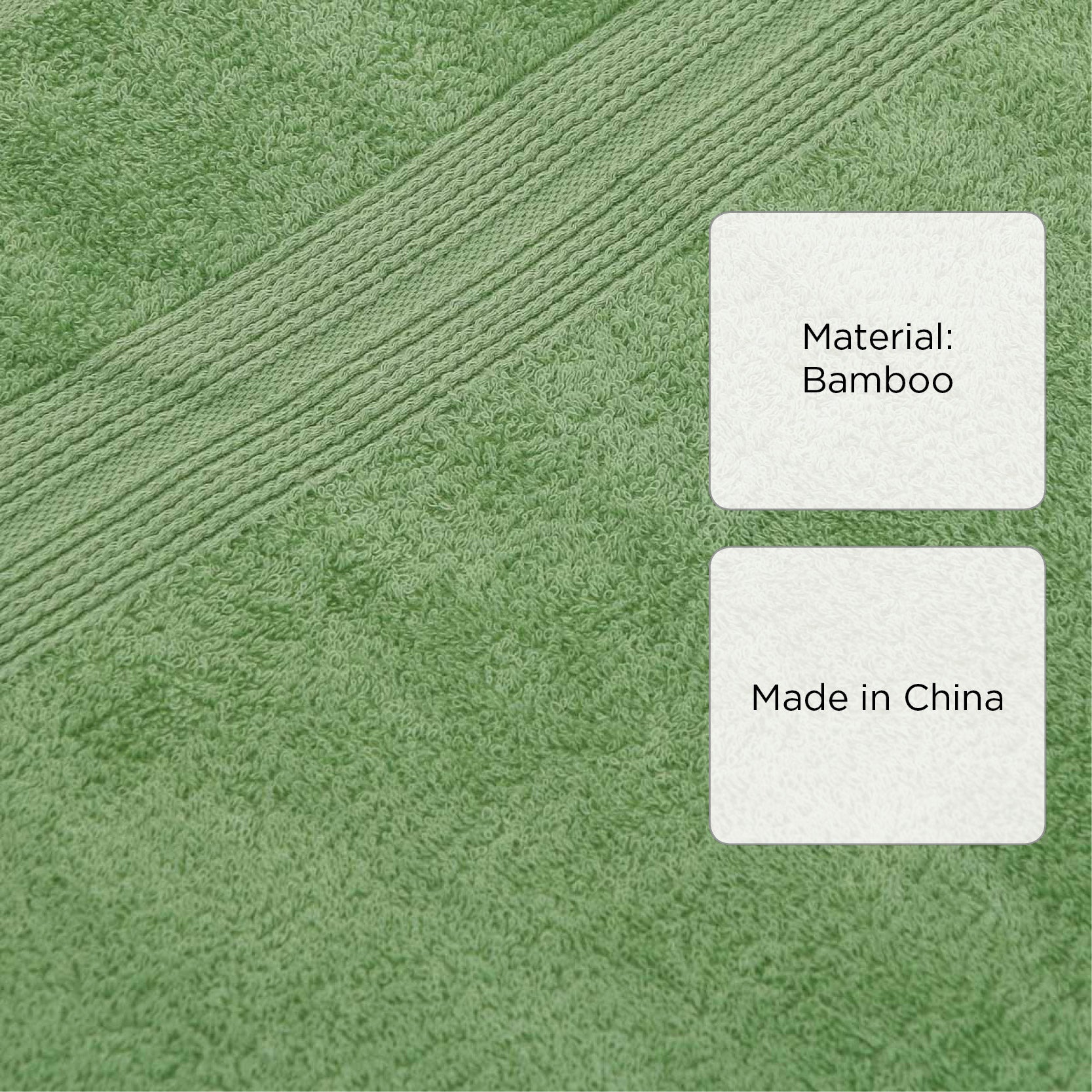 Hosh Bamboo Bath Towel - Arcadian Green