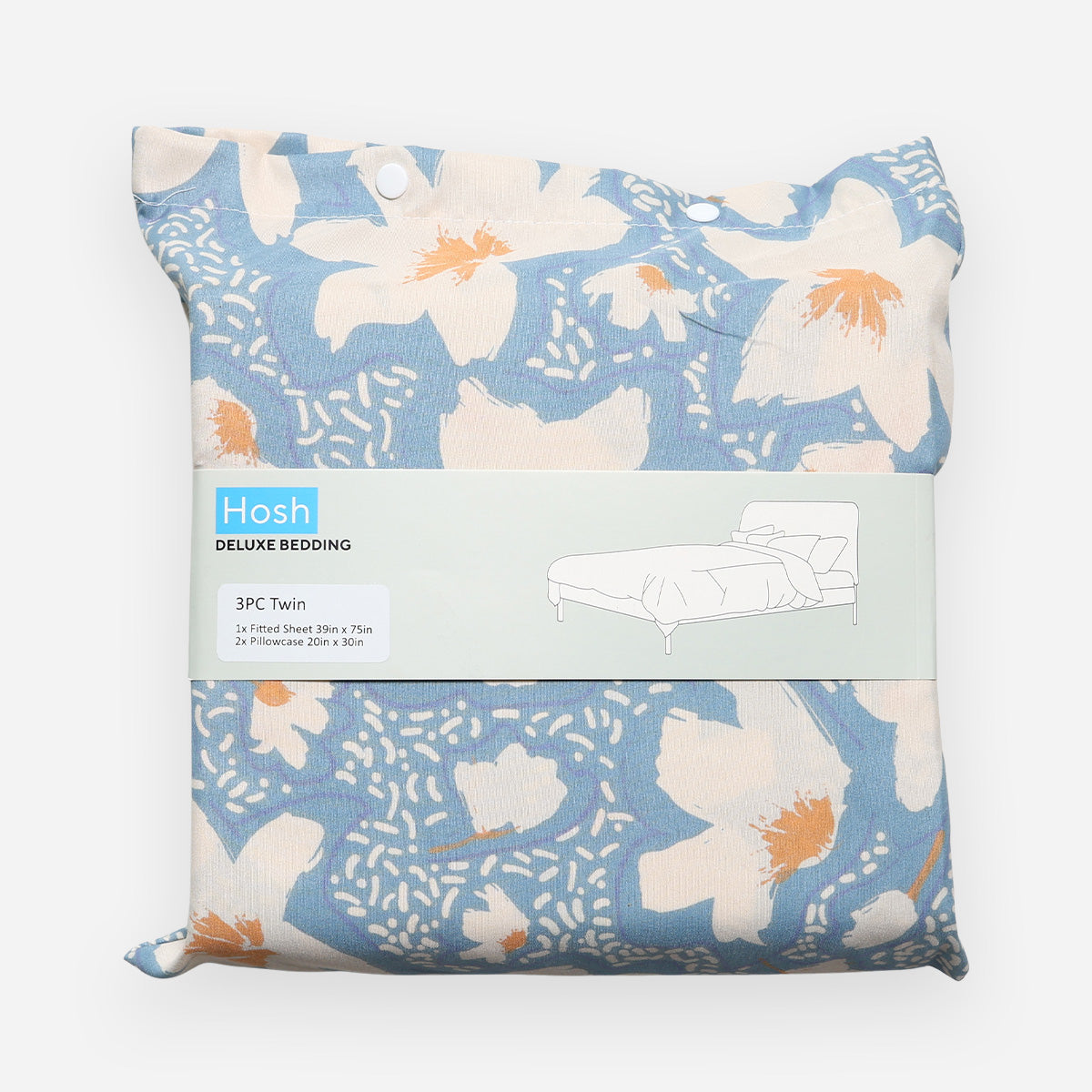 Hosh 3-Piece Deluxe PF11 Bedsheet Set - Full