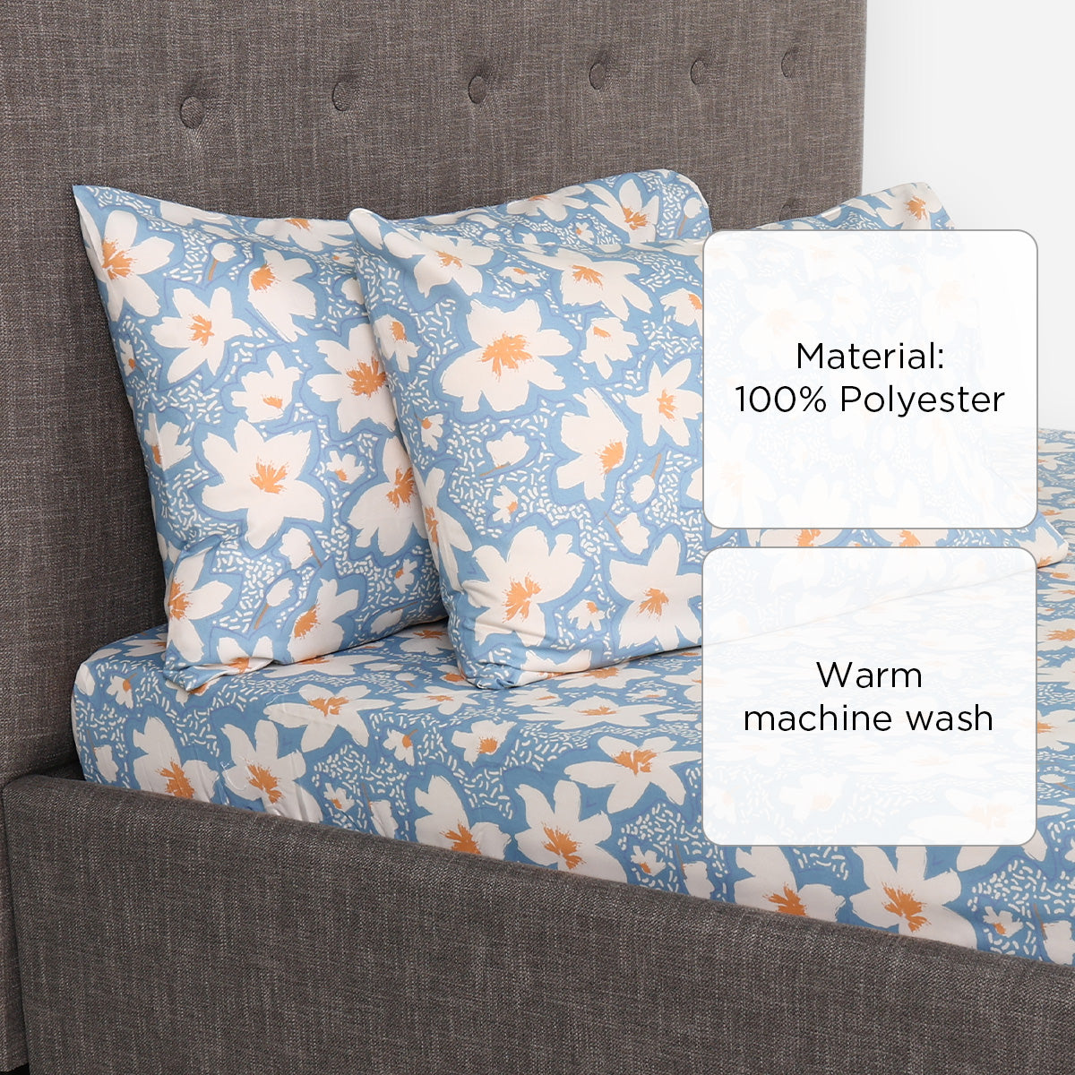 Hosh 3-Piece Deluxe PF11 Bedsheet Set - Full