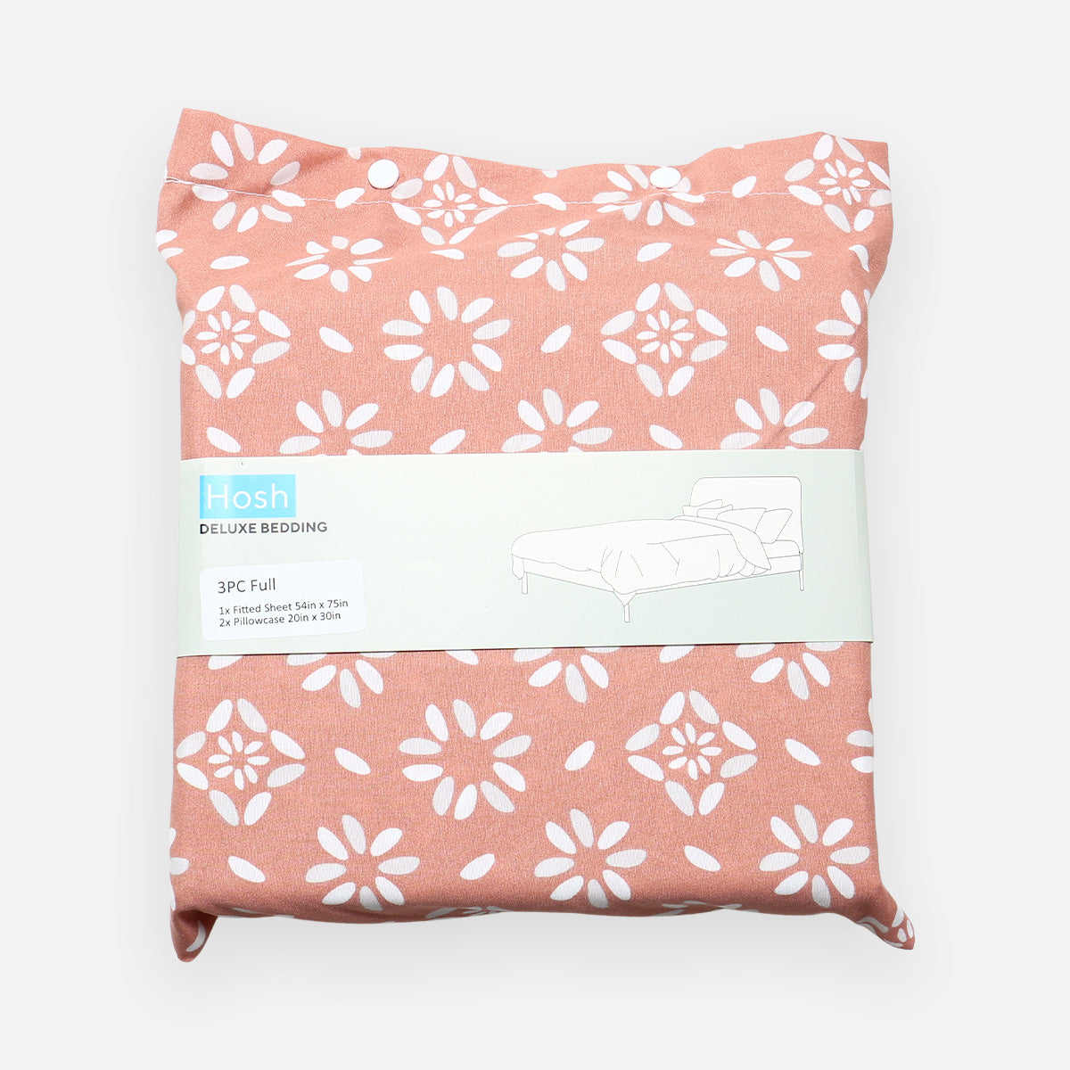 Hosh 3-Piece Deluxe PF12 Bedsheet Set - Full