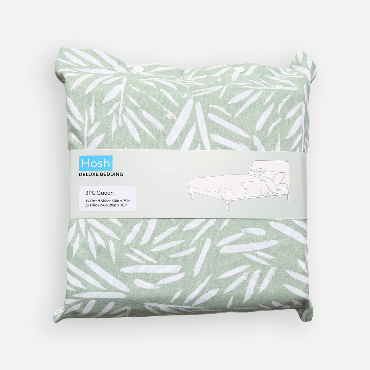 Hosh 3-Piece Deluxe PF16 Bedsheet Set - Queen